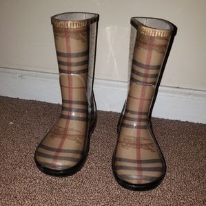 Authentic Burberry girls boots